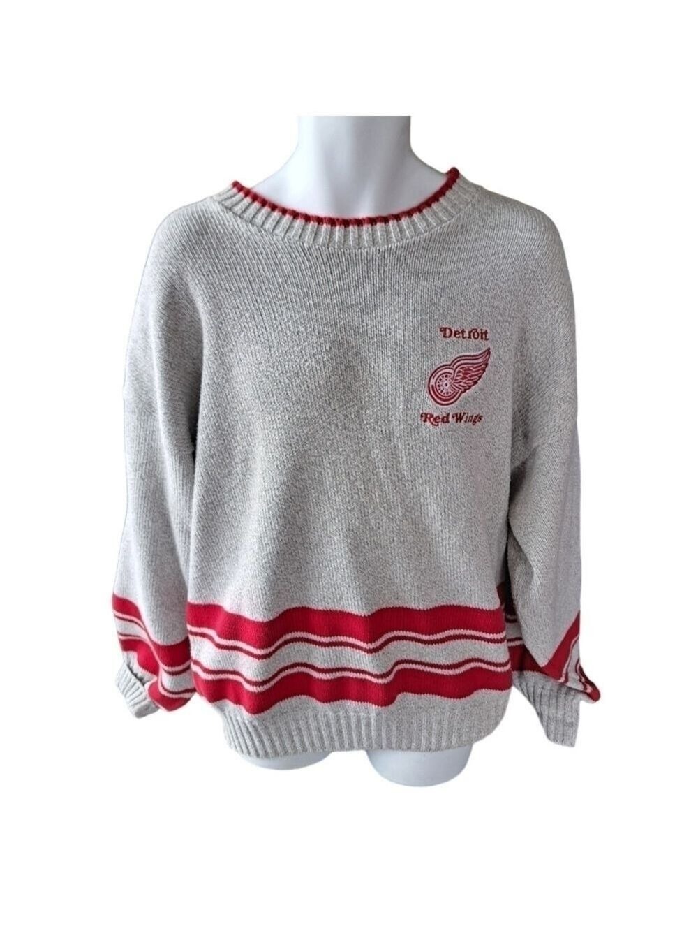 VTG HEADLINE SPORTS Canada Detroit Red Wings NHL Cotton sweater old school XL